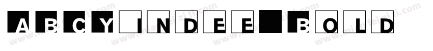 ABCYindee Bold字体转换